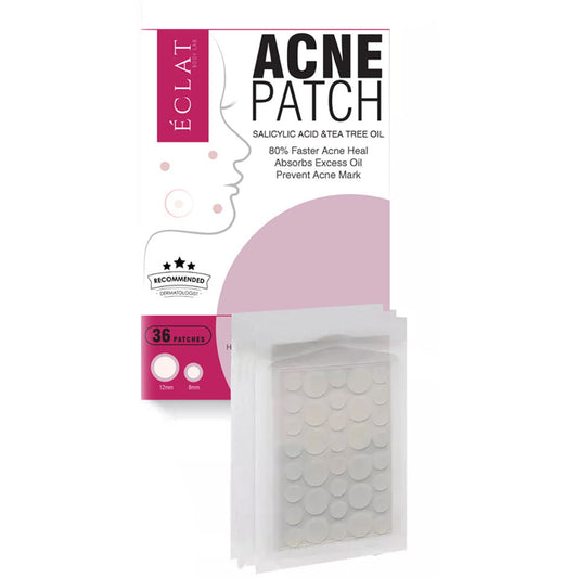 Acne Patch by Eclat body lab for acne removing including salicylic acid and tea tree oil invisible patch