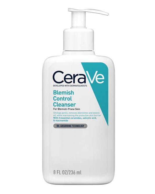 CeraVe Blemish Control Face Cleanser with 2% Salicylic Acid & Niacinamide for Blemish-Prone Skin 236ml-Health & Beauty-Eclatbody-CeraVe-