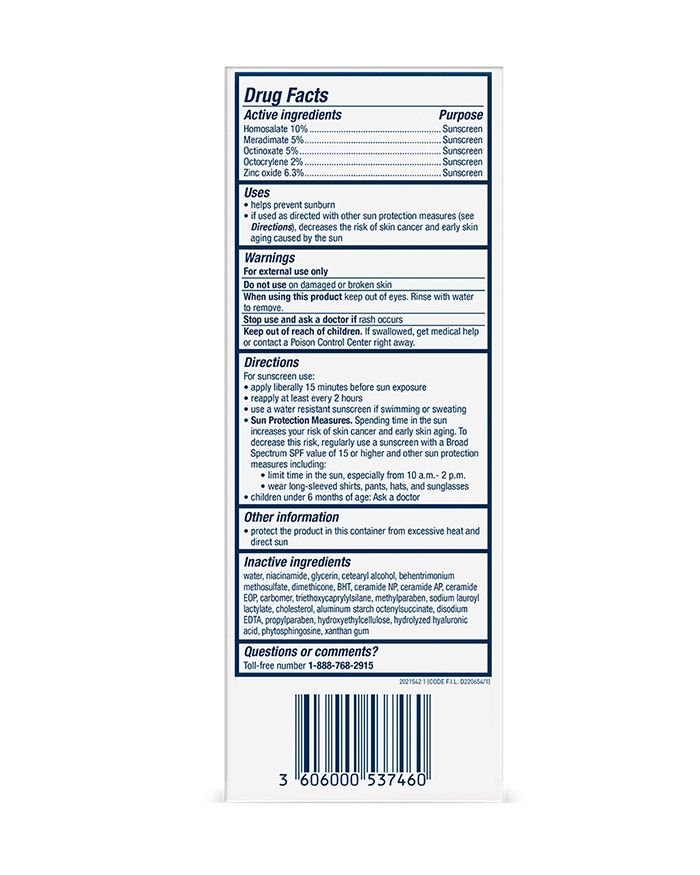 CeraVe Daily Facial Moisturizing Lotion with SPF 30, Hyaluronic Acid, and Niacinamide | Face Moisturizer for Normal to Oily Skin, 89 mL-Health & Beauty-Eclatbody-CeraVe-