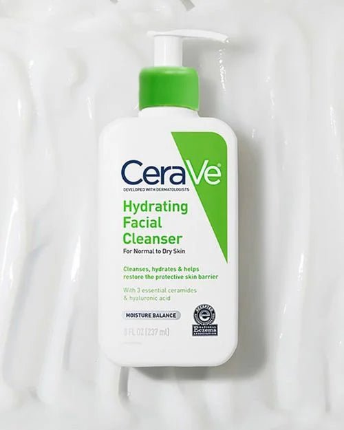 CeraVe Hydrating Facial Cleanser (Normal to Dry Skin) | USA Made 355ml-Health & Beauty-Eclatbody-CeraVe-