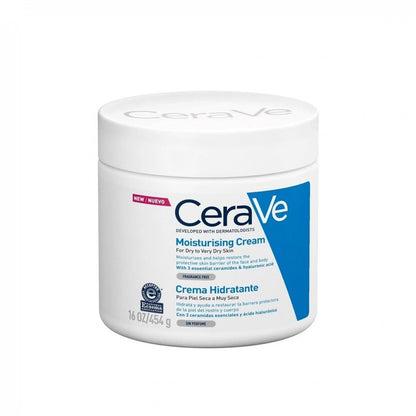 CeraVe Moisturizing Cream | Body and Face Moisturizer for Dry Skin | Body Cream with Hyaluronic Acid and Ceramides-Health & Beauty-Eclatbody-CeraVe-