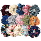 Hand Made Hair Scrunchies - Pack of 15 Mixed Color