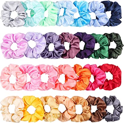 Hand Made Hair Scrunchies - Pack of 15 Mixed Color