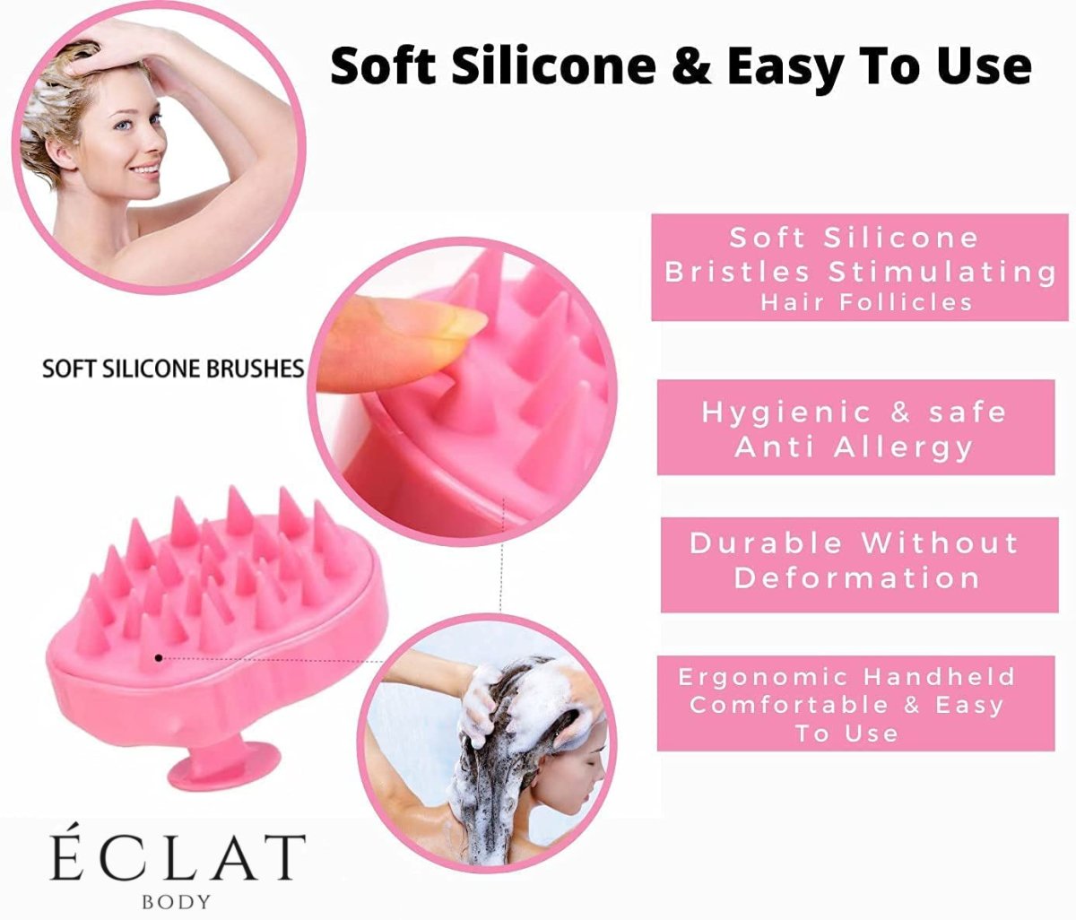 Head Scalp Massager by eclat for head scalp massager and dandruff remover