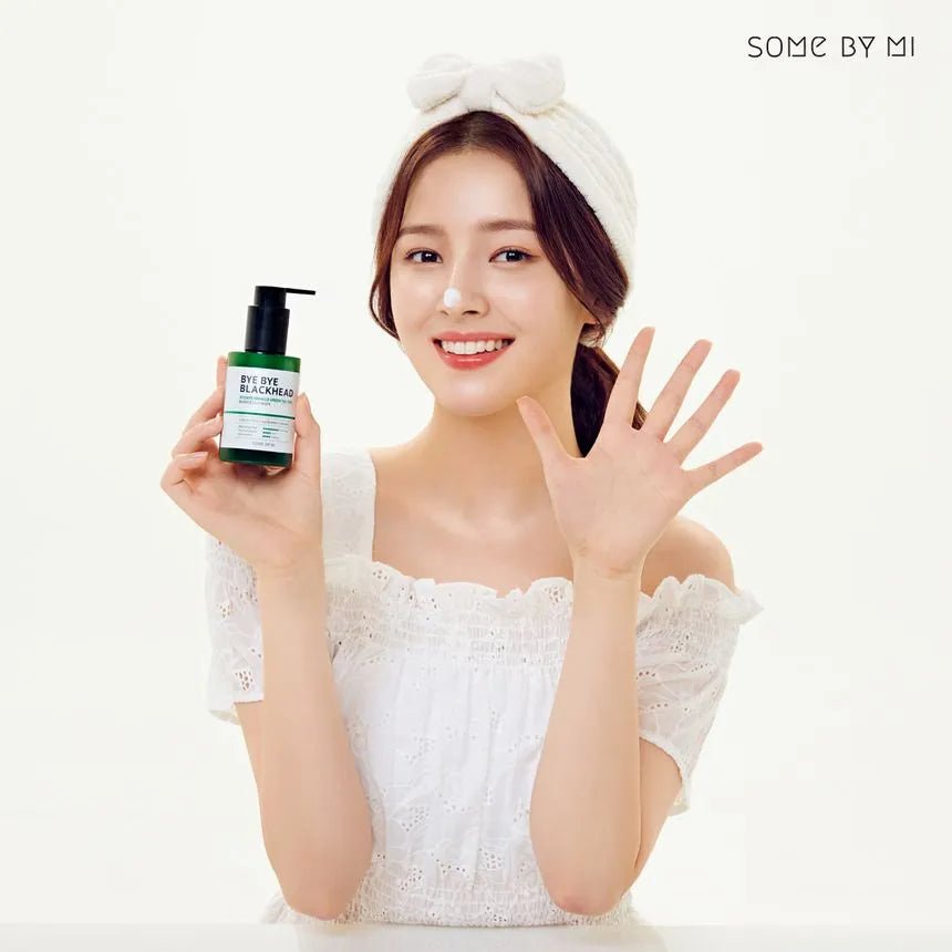 SOME BY MI | Bye Bye Blackhead 30Days Miracle Green Tea Tox Bubble Cleanser 120g-skin care-Eclatbody-some by mi-