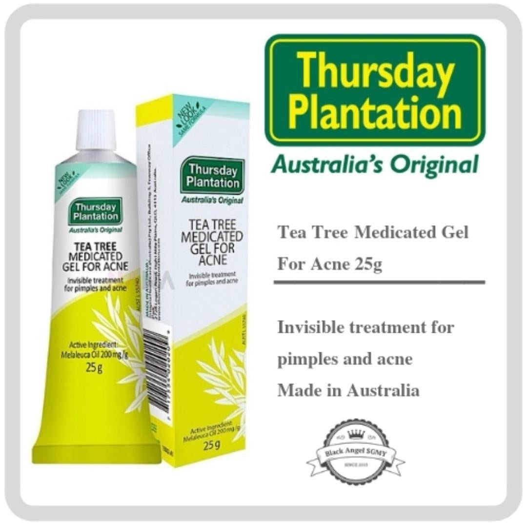 TEA TREE MEDICATED GEL FOR ACNE | Thursday Plantation-Health & Beauty-Eclatbody-thursday plantation-
