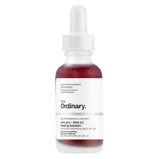 the ordinary AHA 30% + BHA 2% Peeling Solution by eclat body lab