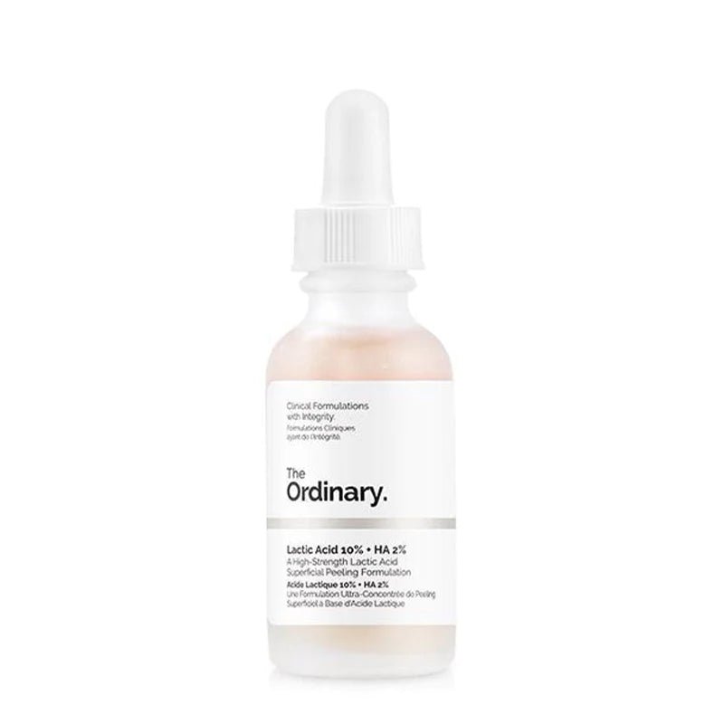 the ordinary Lactic Acid 10% + HA face serum by eclat body lab 